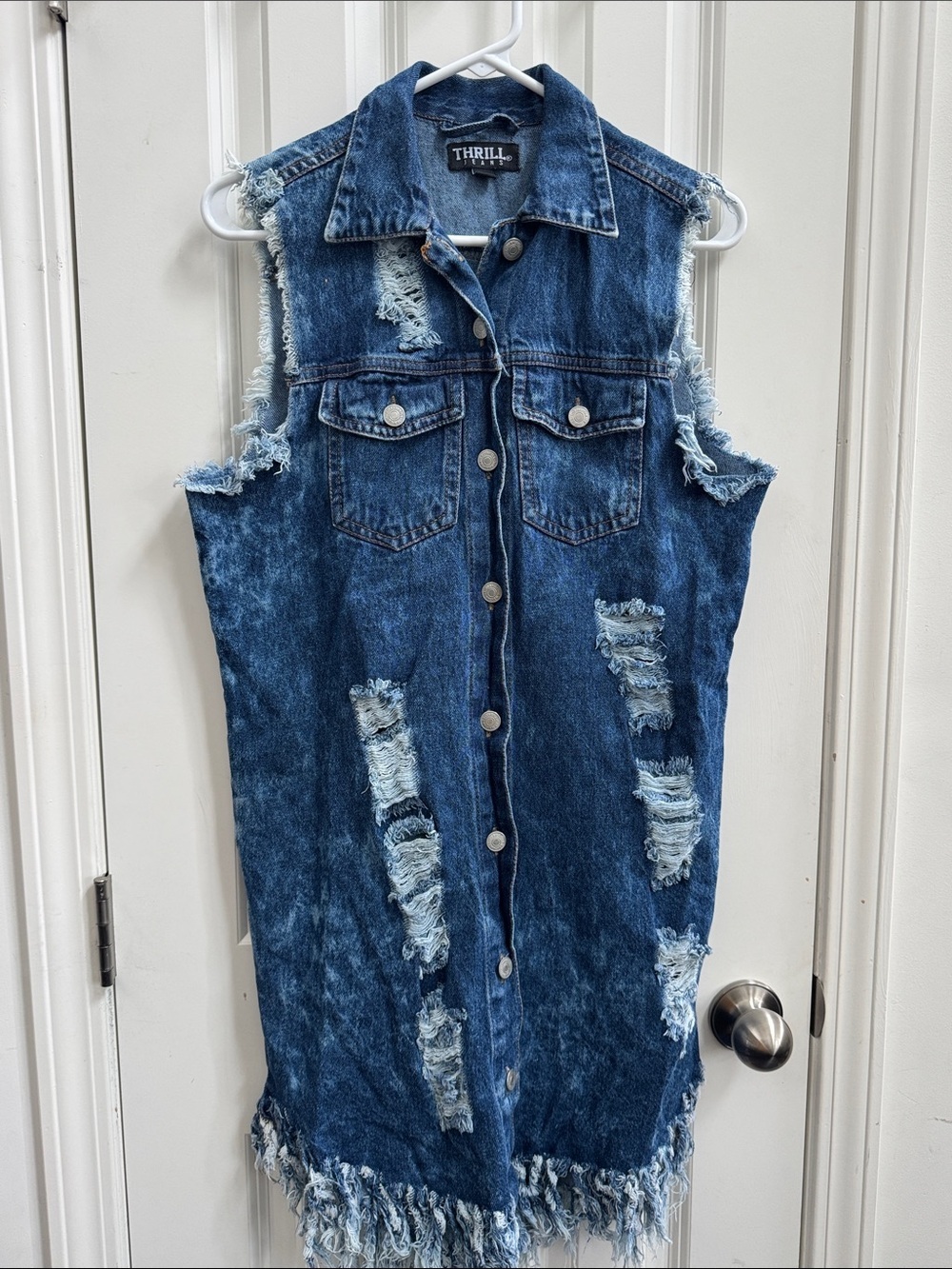 Thrill Blue Denim Top/Dress